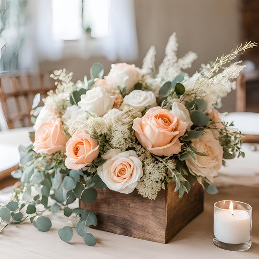 Bridal Shower Centerpiece Ideas: Fresh & Silk Flowers for a Unique Look