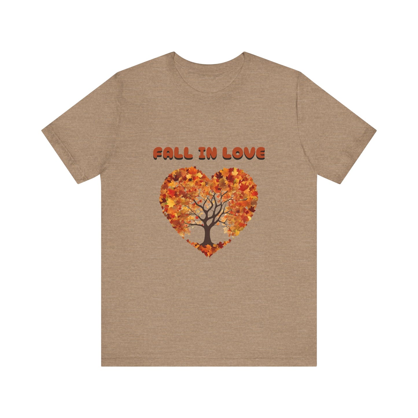 Heart-Shaped Fall Tree T-Shirt – The Perfect Fall Birthday Gift