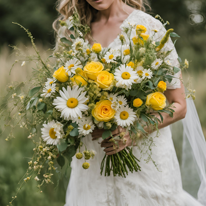 Wildflower and Roses Bouquet