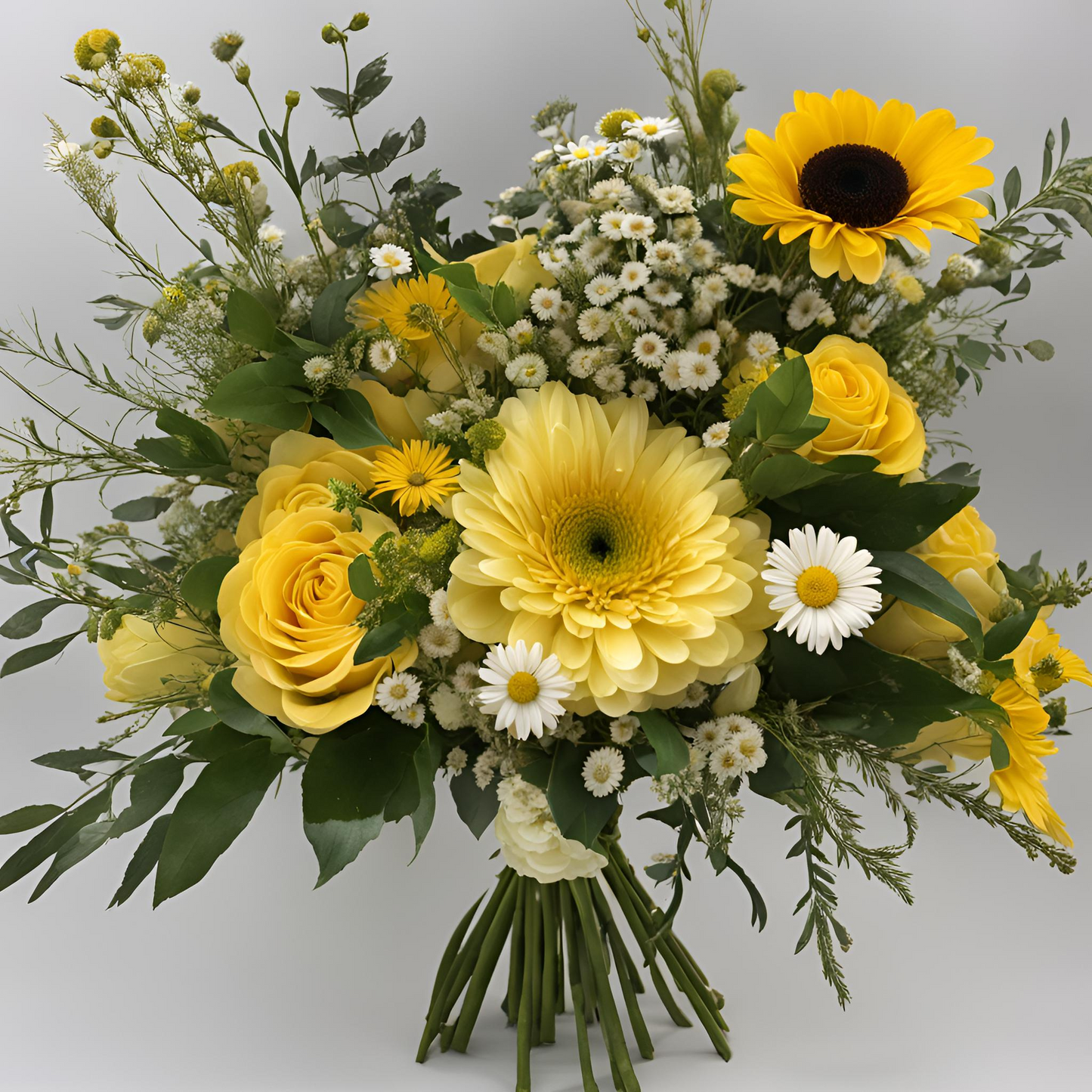 Wildflower and Roses Bouquet