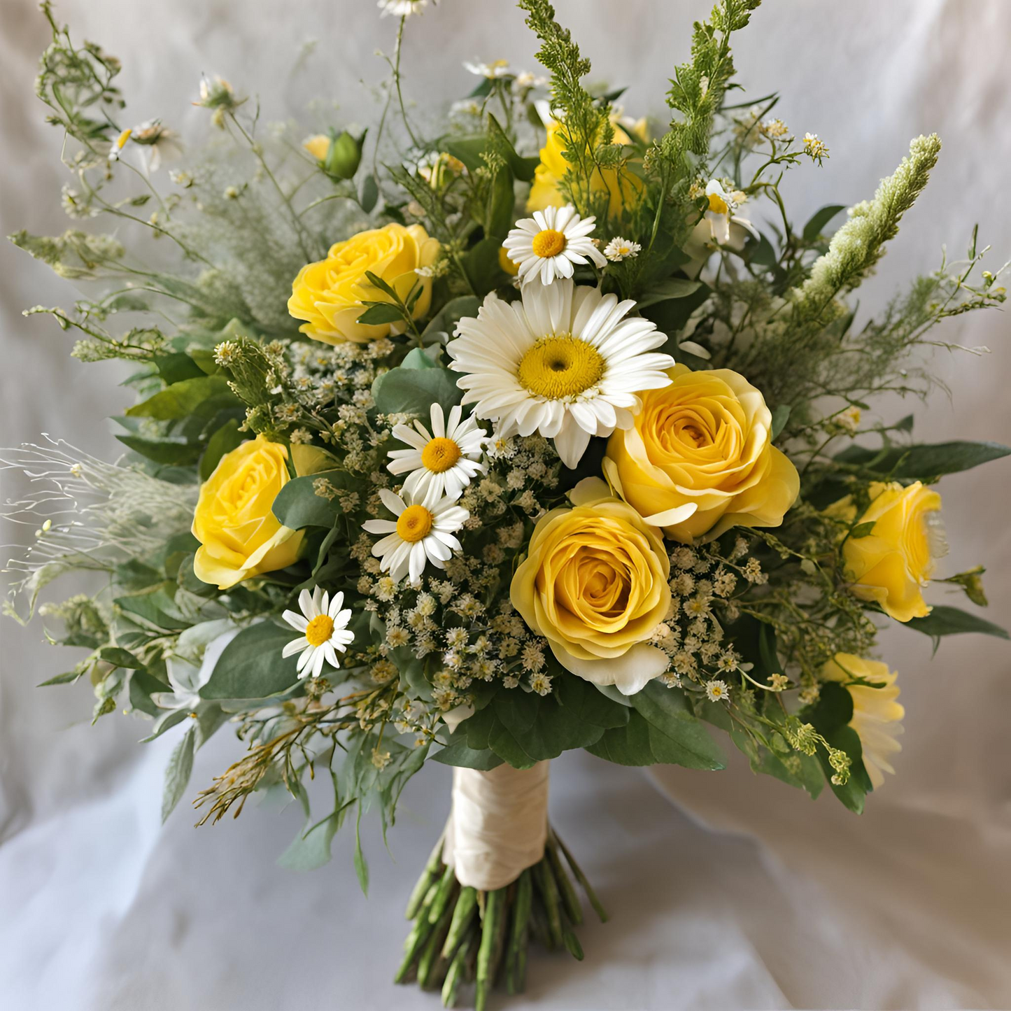 Wildflower and Roses Bouquet