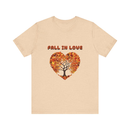 Heart-Shaped Fall Tree T-Shirt – The Perfect Fall Birthday Gift