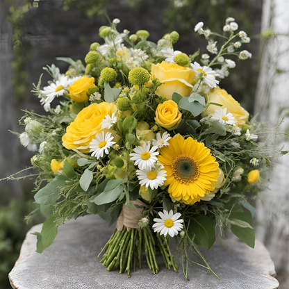 Wildflower and Roses Bouquet