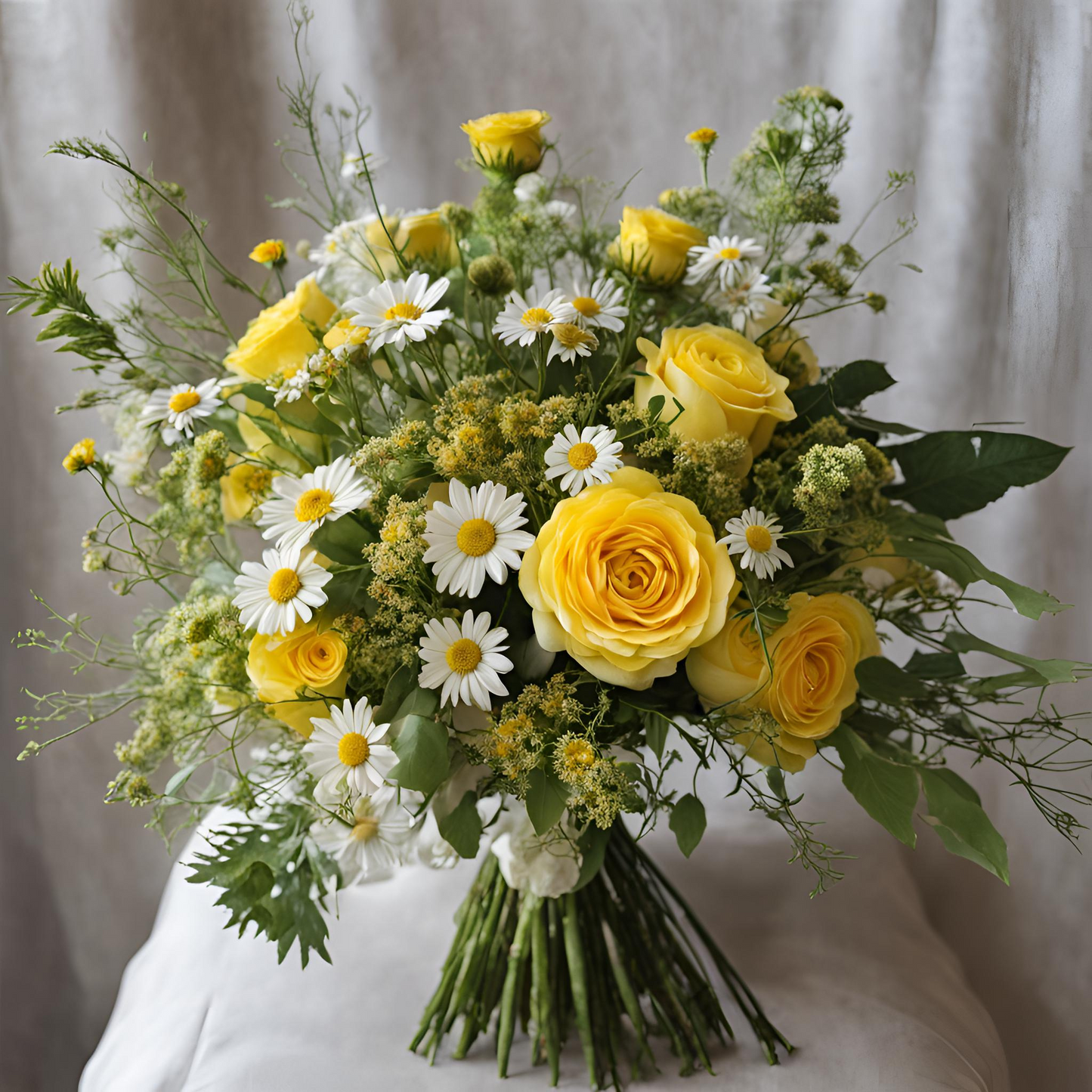 Wildflower and Roses Bouquet