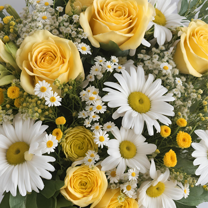 Wildflower and Roses Bouquet