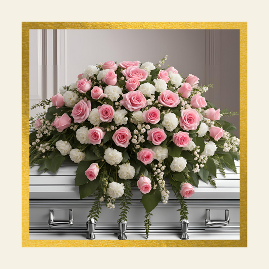 Serene Repose Casket Spray