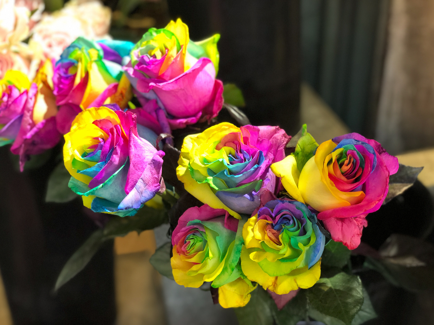 Rainbow Bouquet of Cut Flowers