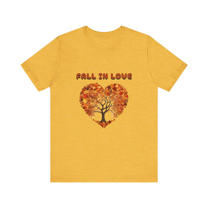 Heart-Shaped Fall Tree T-Shirt – The Perfect Fall Birthday Gift