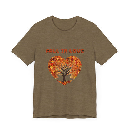 Heart-Shaped Fall Tree T-Shirt – The Perfect Fall Birthday Gift