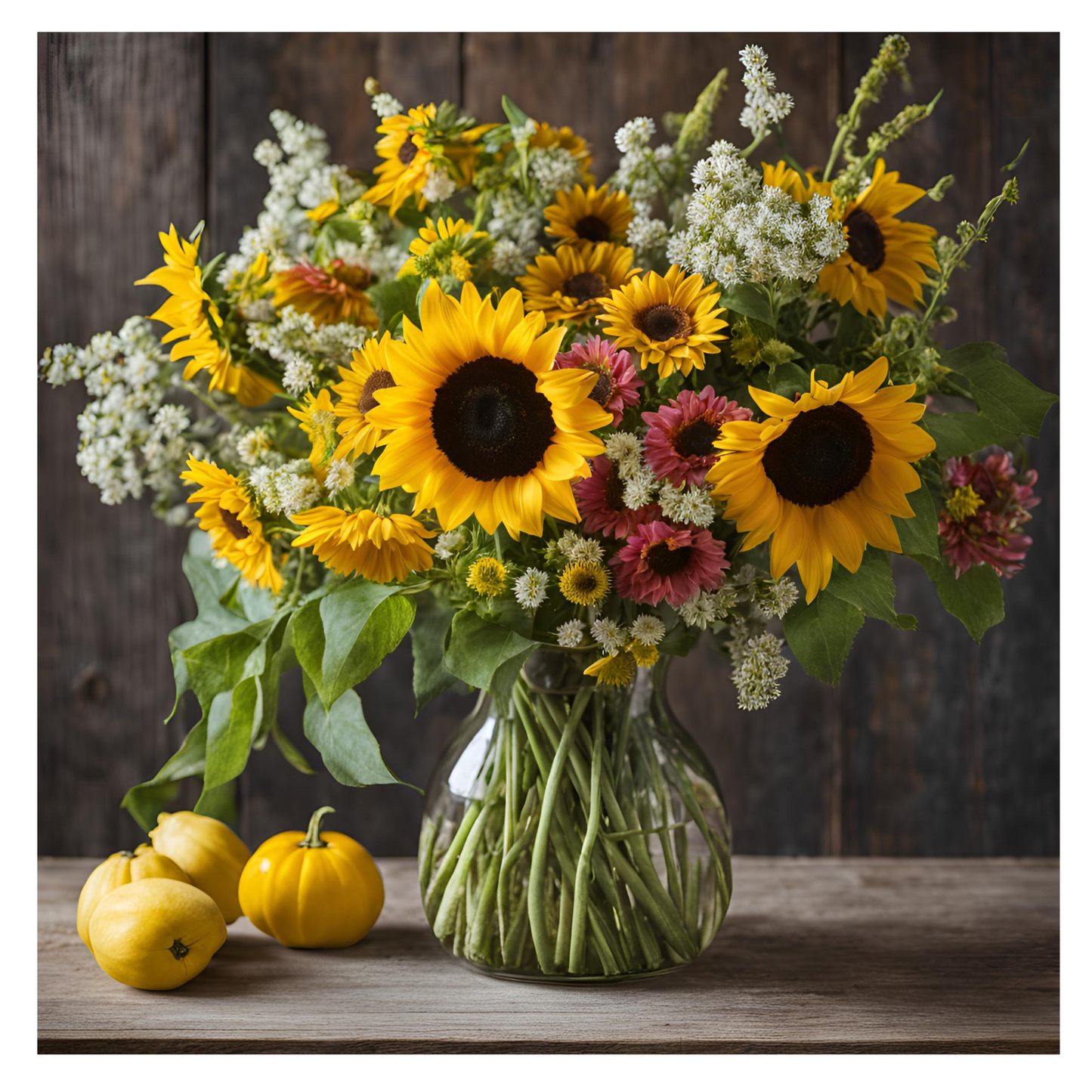 Sunny Fall Day Flower Arrangement