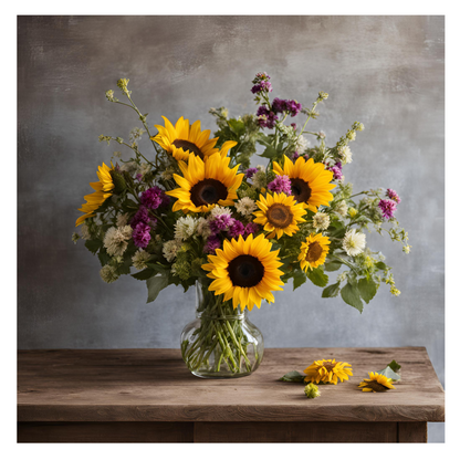 Sunny Fall Day Flower Arrangement