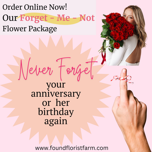 Forget Me Not Flower Package